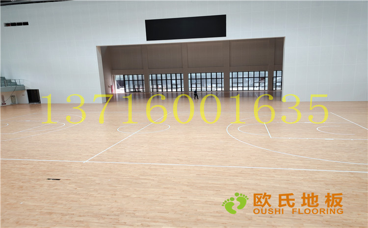 四川達州文理學院體育館木地板案例